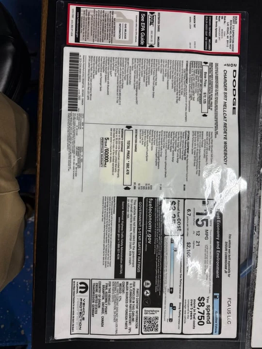 2021 Dodge Charger SRT Hellcat 7th Gen - Image 5 of 5