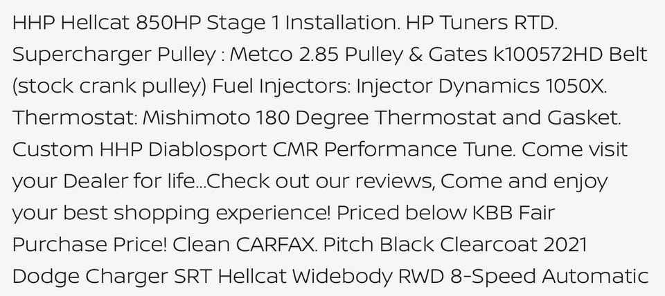 2021 Dodge Charger SRT Hellcat 7th Gen - Image 19 of 21