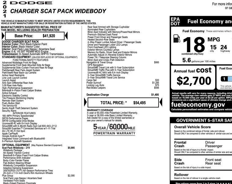 2021 Dodge Charger 8th Gen - Image 17 of 20
