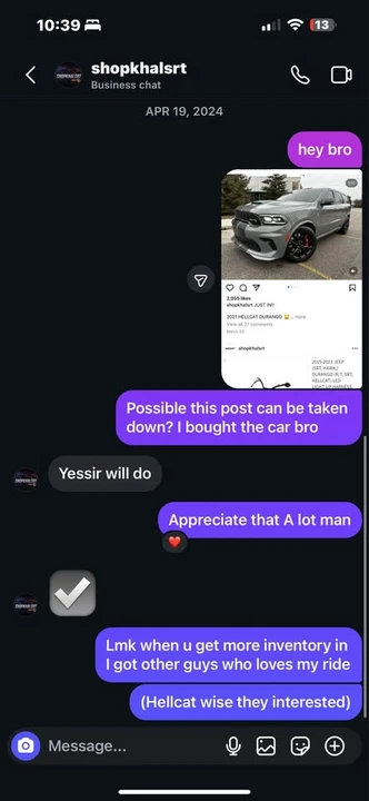 2021 Dodge Durango SRT Hellcat 3rd Gen - Image 11 of 16