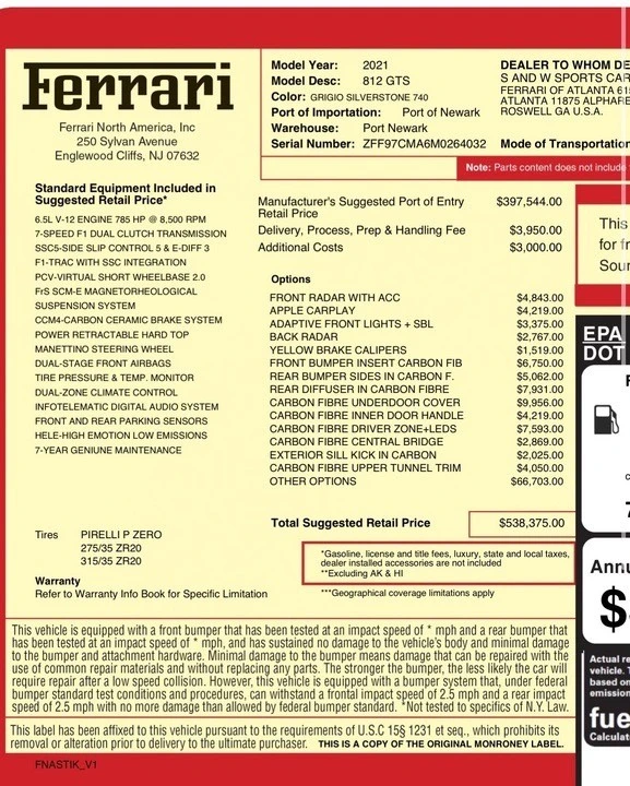 2021 Ferrari - Image 27 of 31