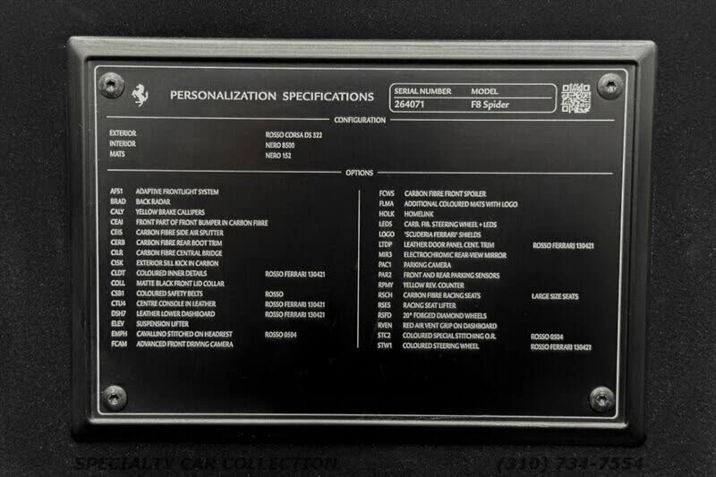 2021 Ferrari F8 Spider - Image 5 of 31