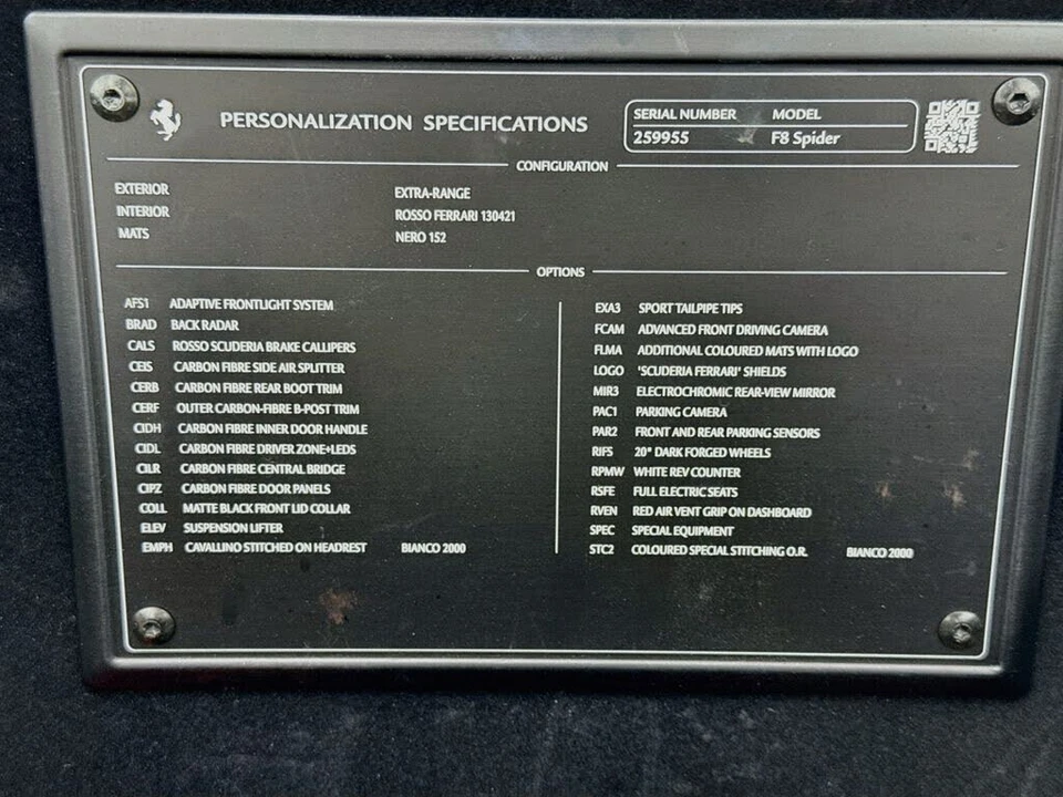 2021 Ferrari F8 Spider - Image 17 of 31