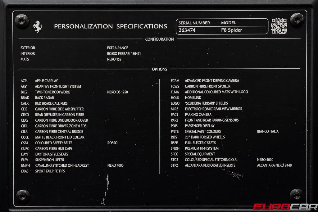 2021 Ferrari F8 Spider - Image 14 of 31
