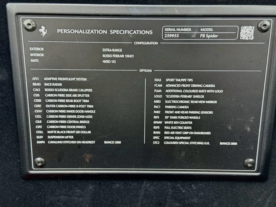 2021 Ferrari F8 Spider - Image 17 of 31