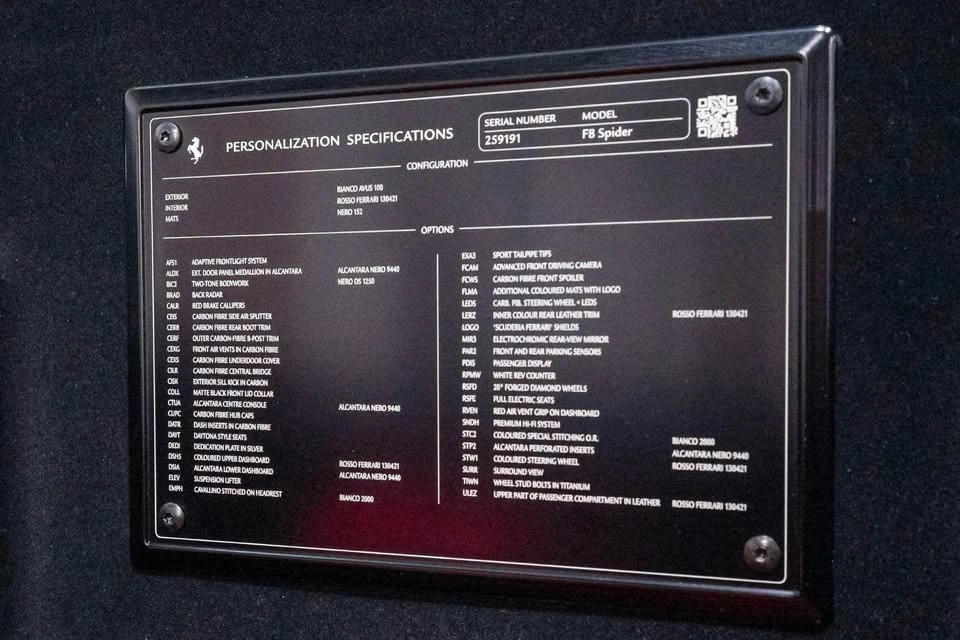 2021 Ferrari F8 Spider - Image 7 of 16