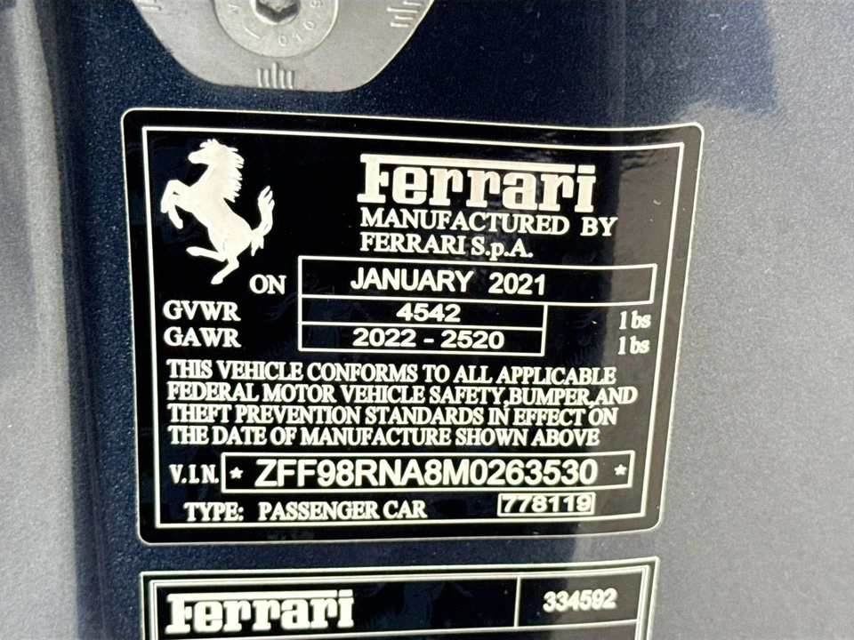2021 Ferrari Roma - Image 29 of 31