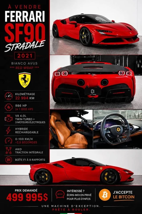 2021 Ferrari SF90 Stradale - Image 8 of 8
