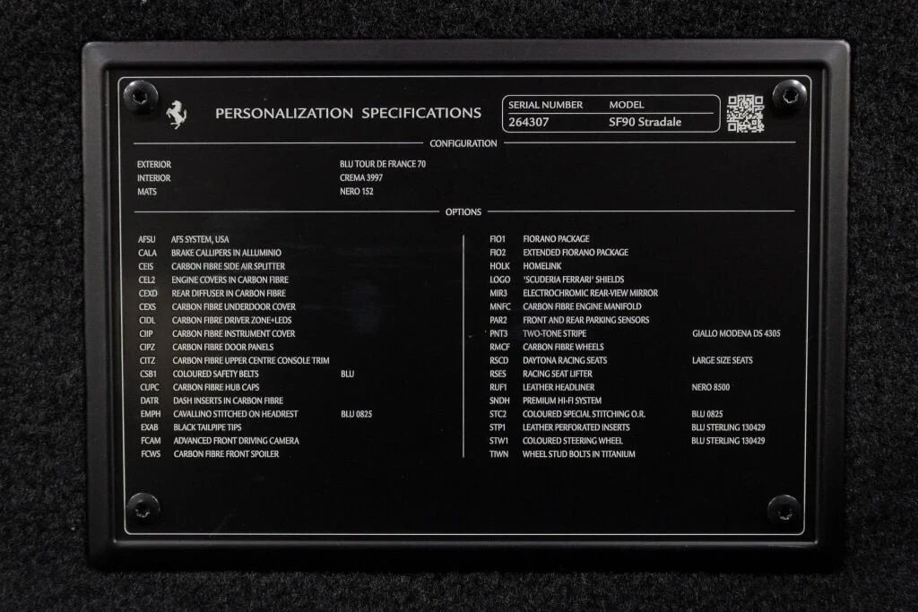 2021 Ferrari SF90 Stradale - Image 21 of 21