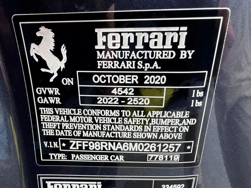 2021 Ferrari Roma - Image 4 of 19