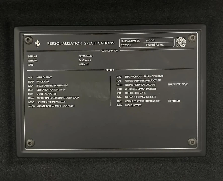2021 Ferrari Roma - Image 11 of 20