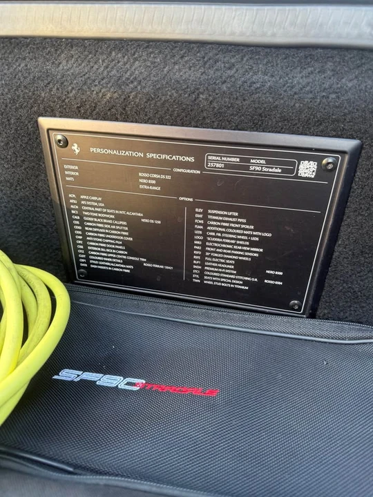 2021 Ferrari SF90 Stradale - Image 7 of 8
