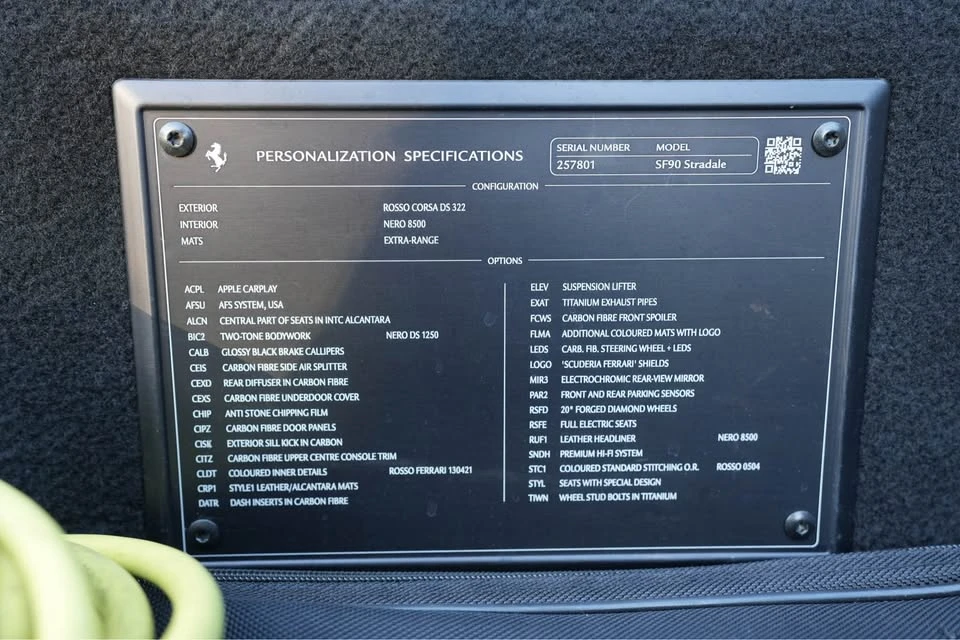 2021 Ferrari SF90 Stradale - Image 13 of 13