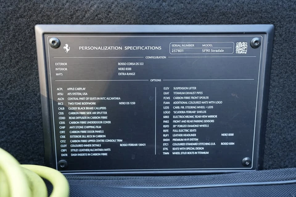 2021 Ferrari SF90 Stradale - Image 8 of 15