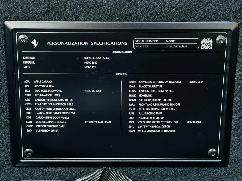 2021 Ferrari SF90 Stradale - Image 20 of 20