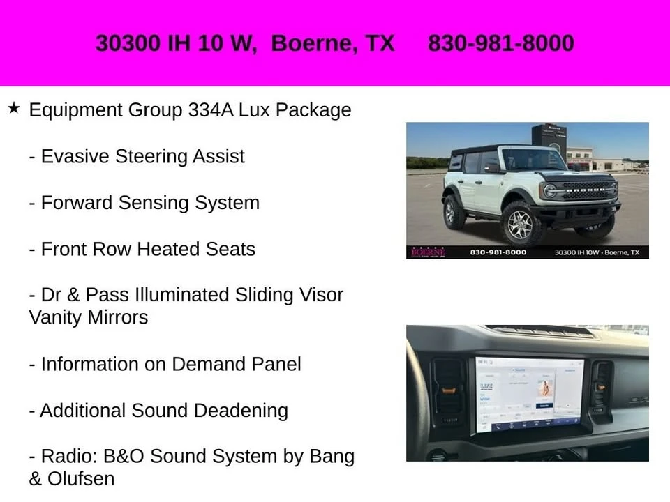 2021 Ford Bronco 6th Gen - Image 20 of 20