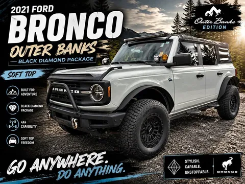 2021 Ford Bronco Outer Banks Black Diamond
