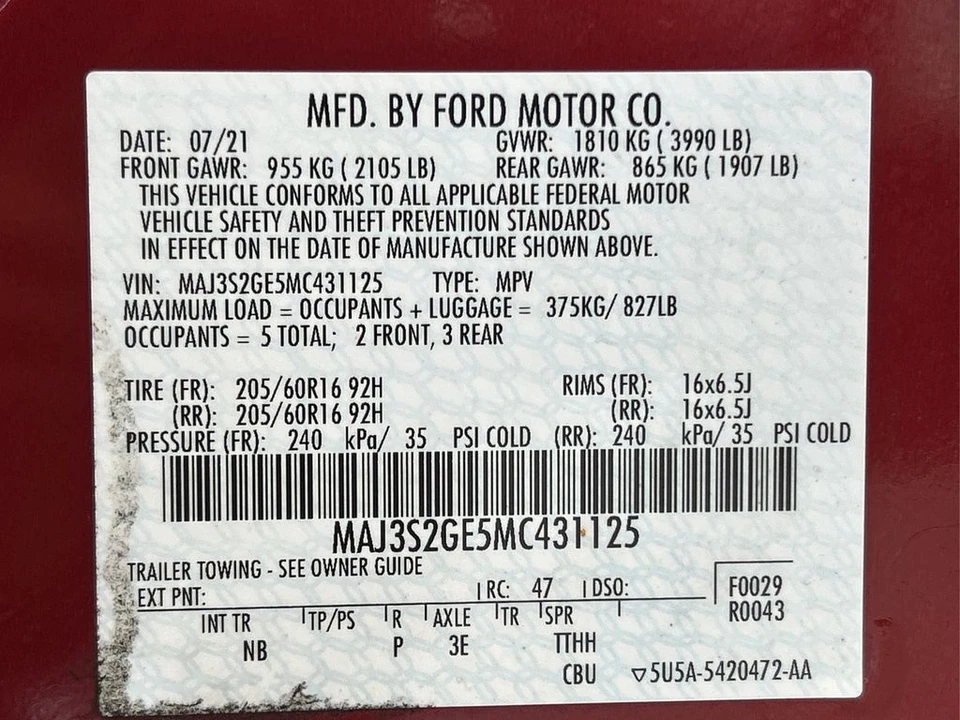 2021 Ford EcoSport - Image 12 of 12