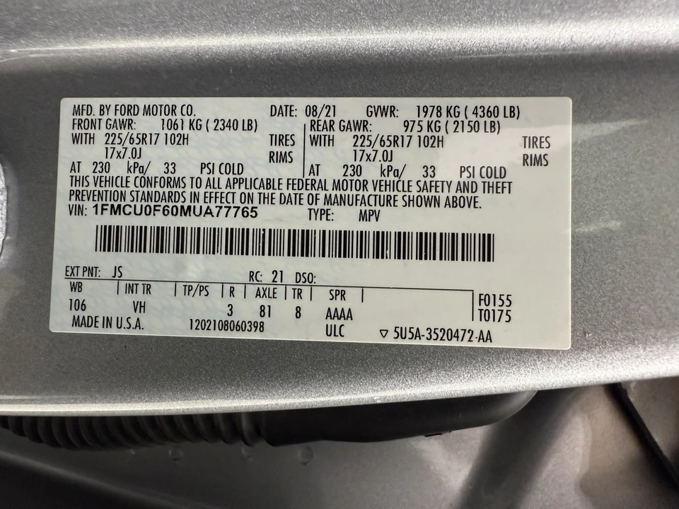 2021 Ford Escape - Image 13 of 21