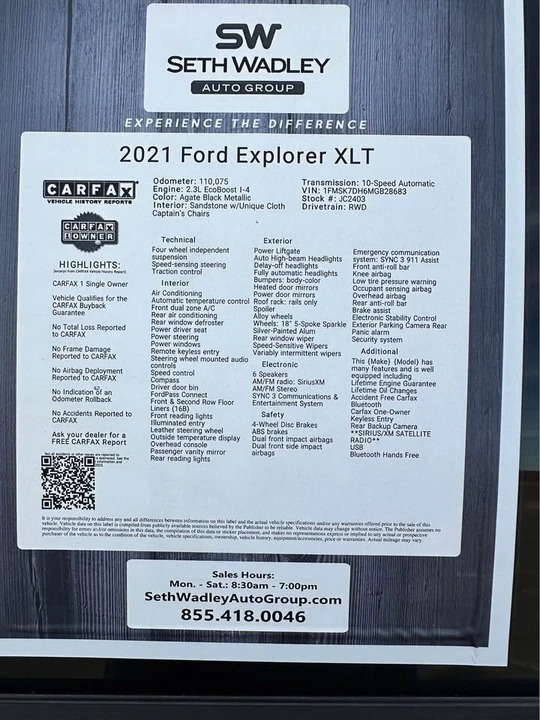 2021 Ford Explorer 6th Gen - Image 10 of 10