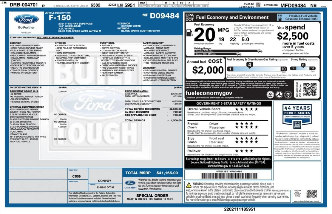 2021 Ford F-150 14th Gen - Image 4 of 31