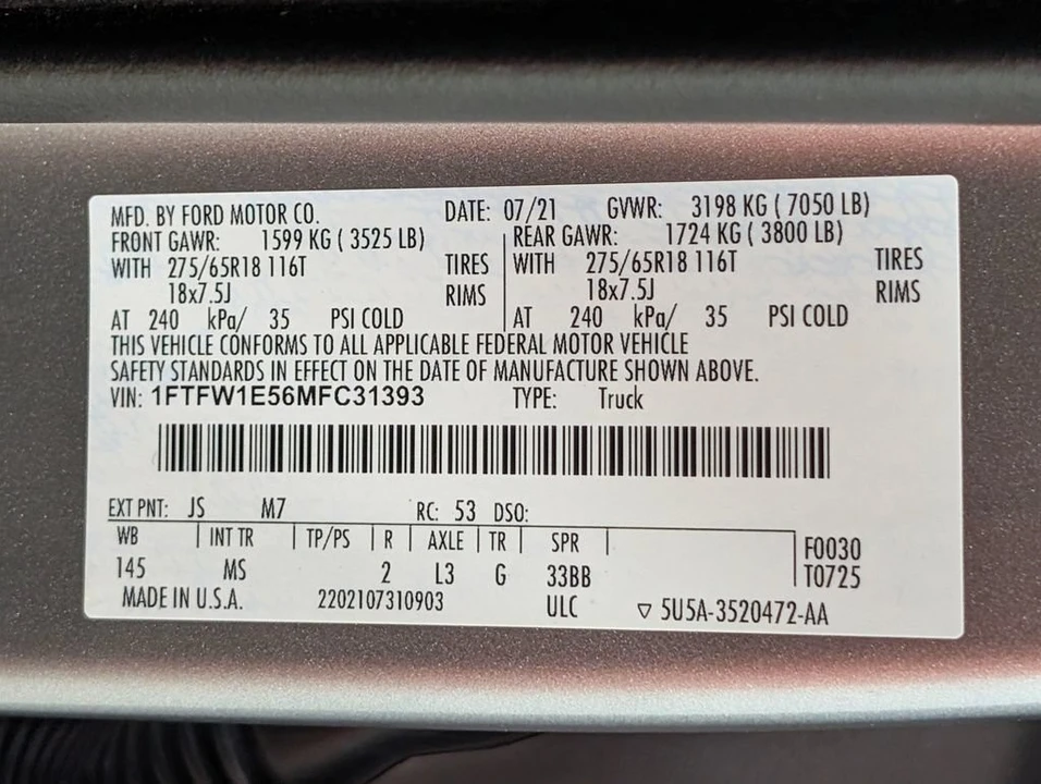 2021 Ford F-150 14th Gen - Image 30 of 31