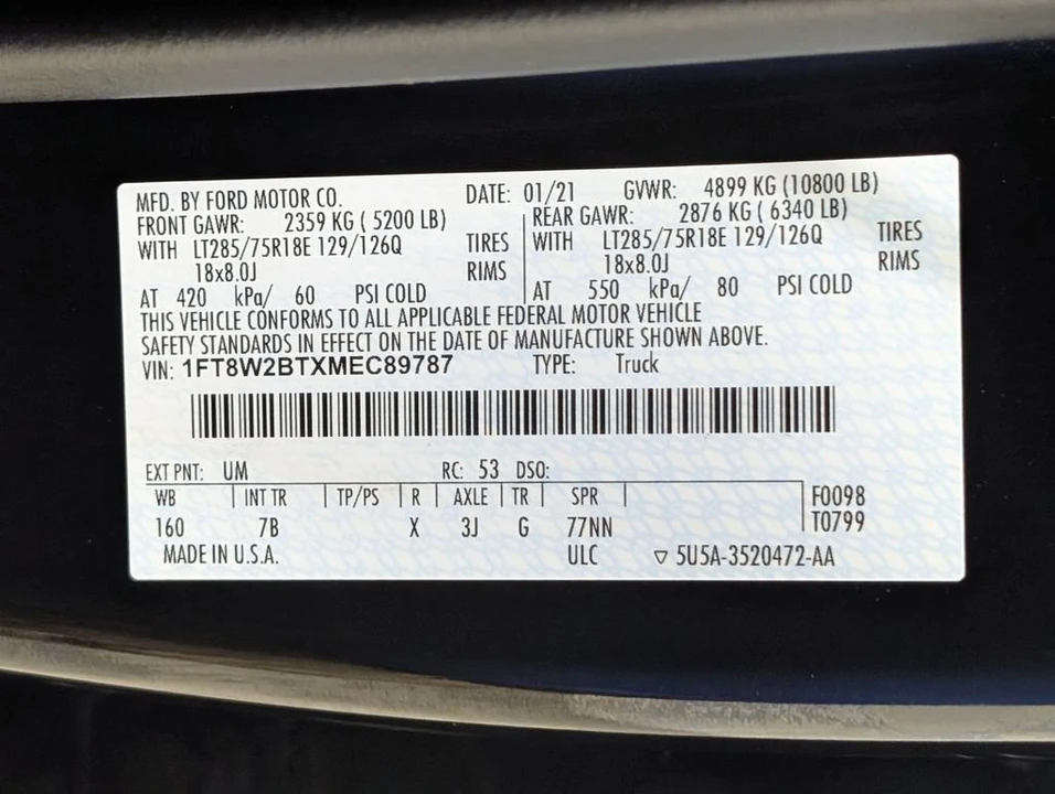 2021 Ford Super Duty 4th Gen - Image 30 of 31