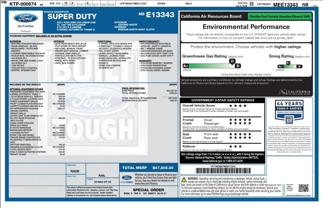 2021 Ford Super Duty 4th Gen - Image 4 of 31