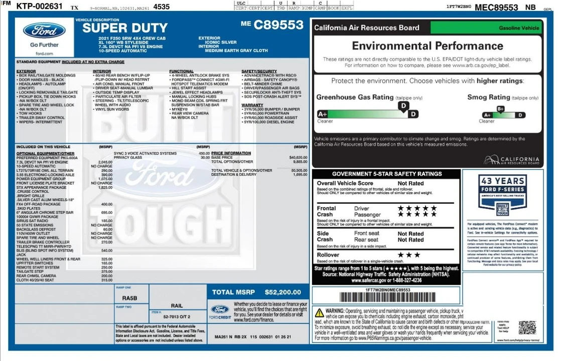 2021 Ford Super Duty 4th Gen - Image 4 of 21