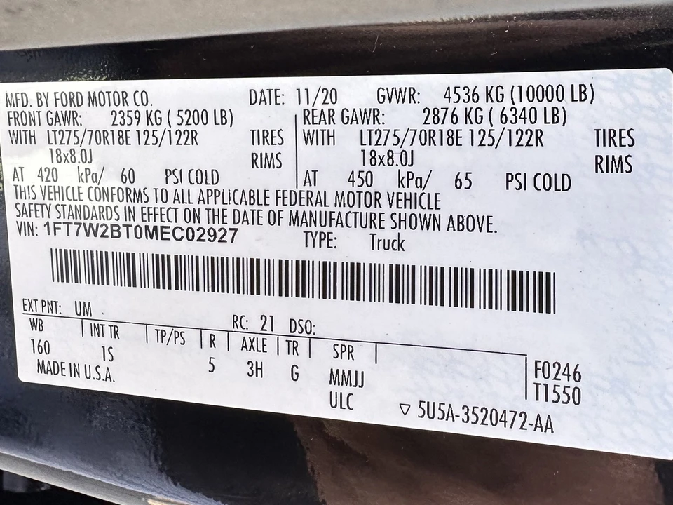 2021 Ford Super Duty 4th Gen - Image 28 of 28