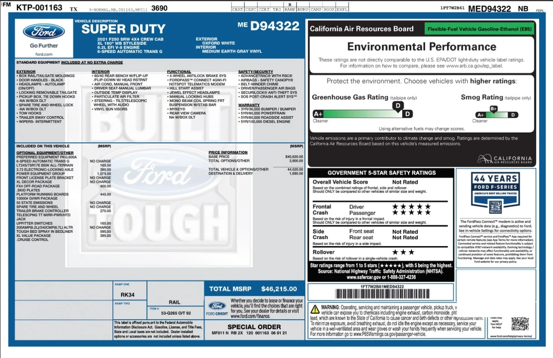 2021 Ford Super Duty 4th Gen - Image 4 of 12
