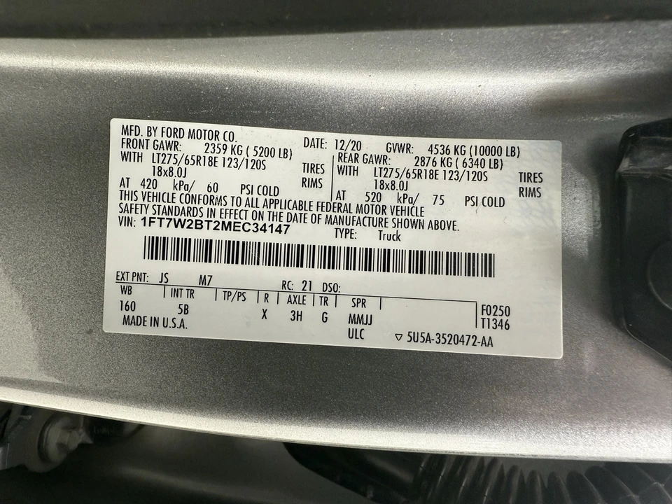 2021 Ford Super Duty 4th Gen - Image 18 of 21