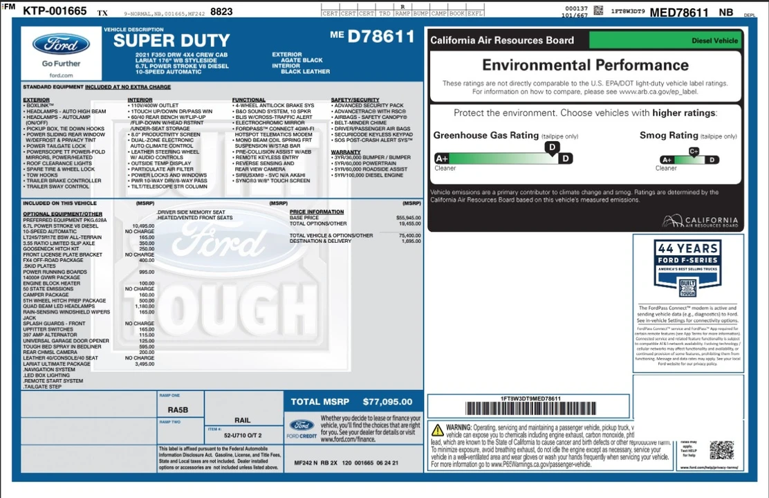 2021 Ford Super Duty 4th Gen - Image 4 of 12