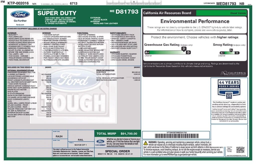 2021 Ford Super Duty 4th Gen - Image 4 of 21