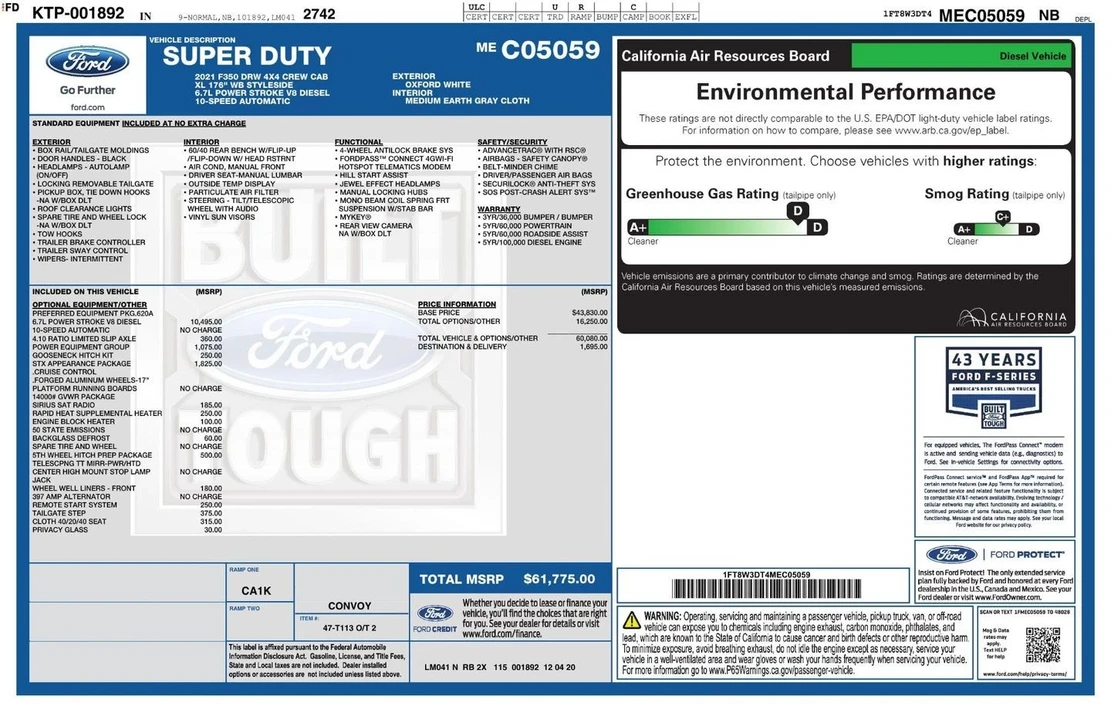 2021 Ford Super Duty 4th Gen - Image 4 of 12