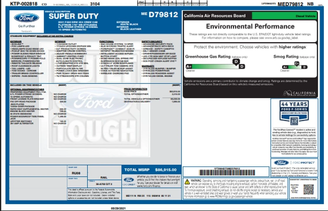 2021 Ford Super Duty 4th Gen - Image 6 of 31