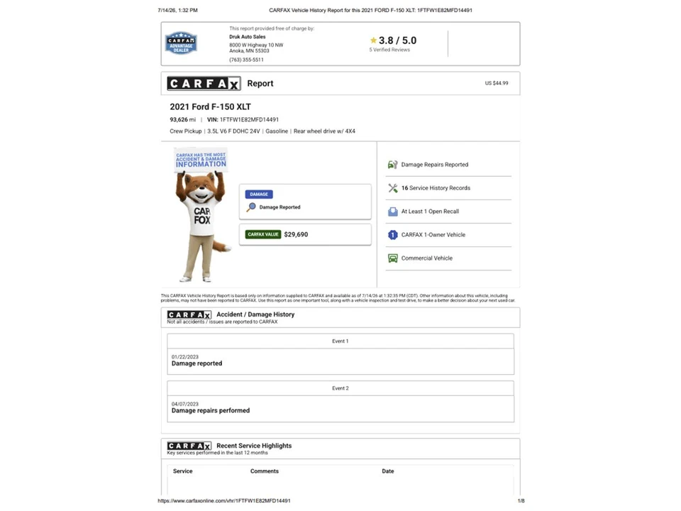 2021 Ford F-150 14th Gen - Image 25 of 31