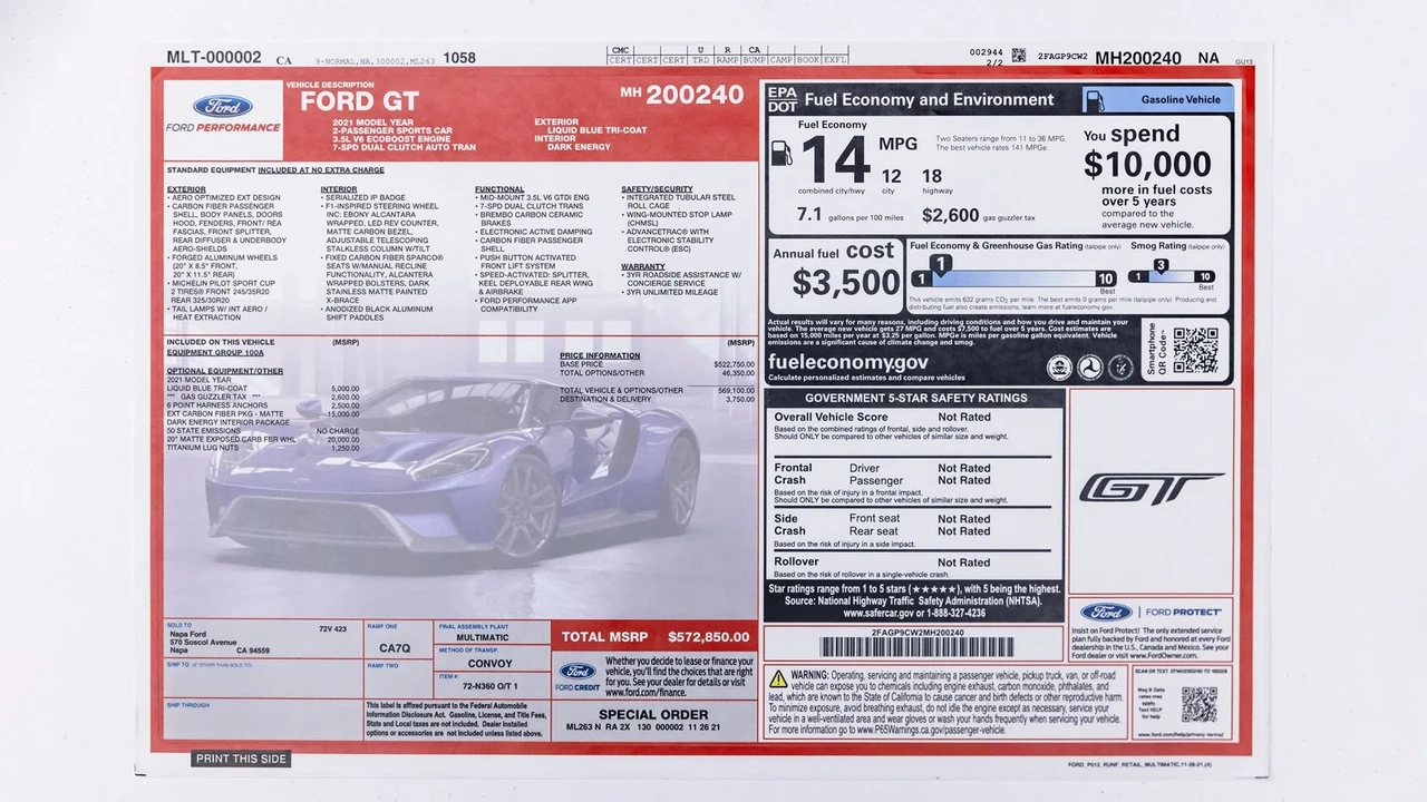2021 Ford GT 2nd Gen - Image 11 of 31
