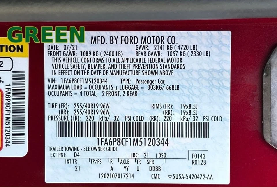 2021 Ford S550 Mustang GT - Image 10 of 16