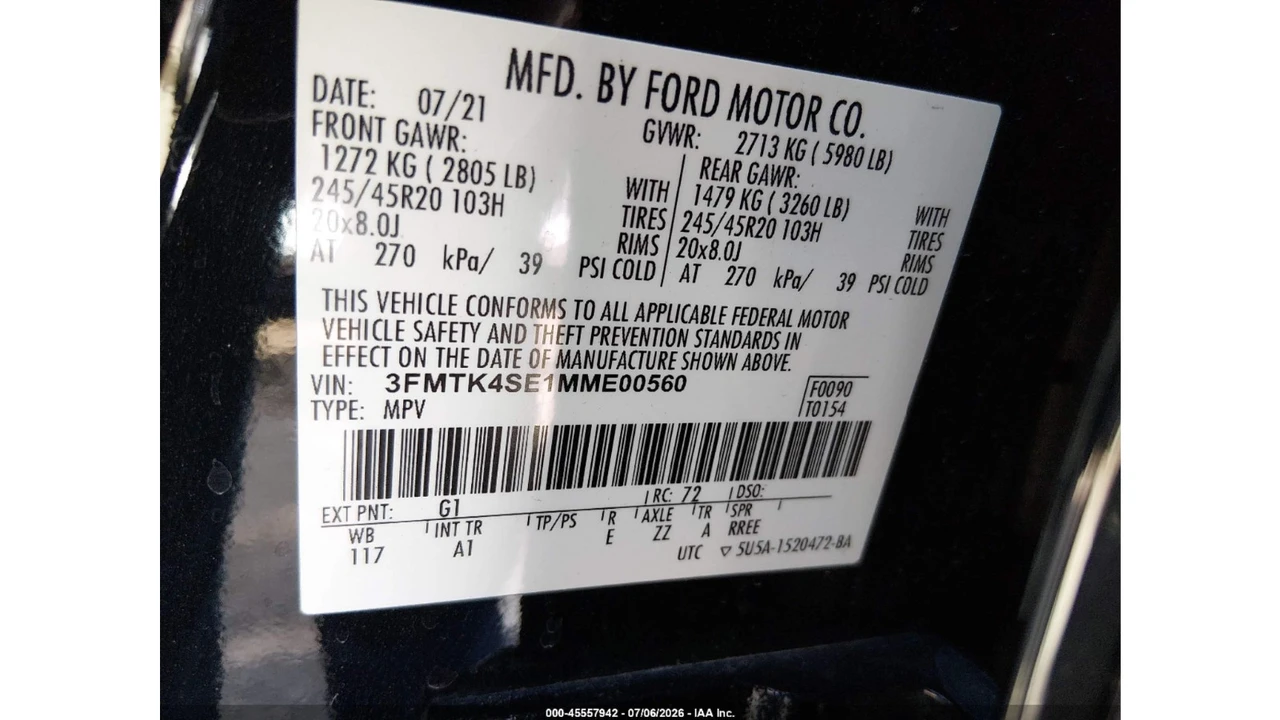 2021 Ford Mustang Mach-E - Image 14 of 15