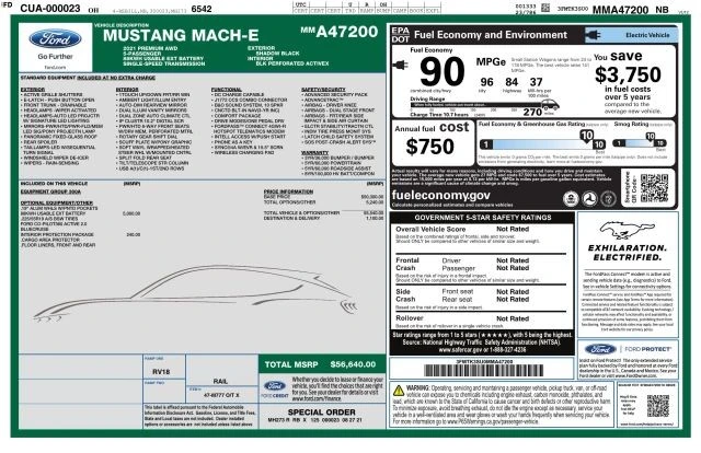 2021 Ford Mustang Mach-E - Image 3 of 12