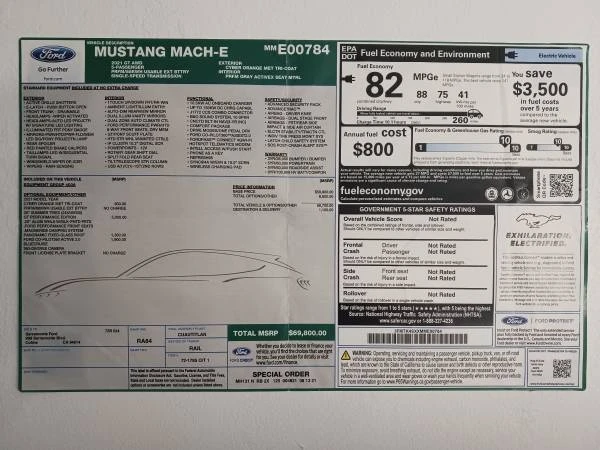 2021 Ford Mustang Mach-E - Image 21 of 21