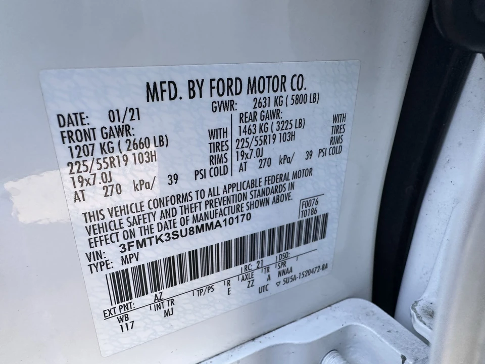 2021 Ford Mustang Mach-E - Image 30 of 30