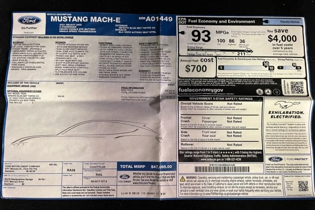 2021 Ford Mustang Mach-E - Image 7 of 8