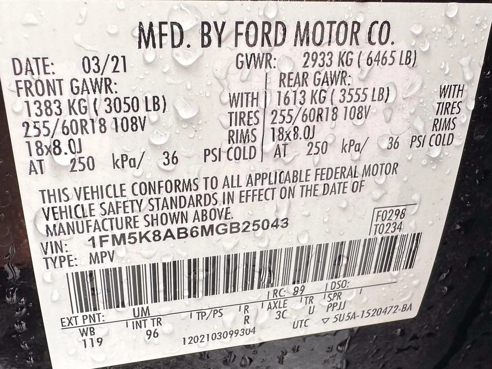 2021 Ford Explorer 6th Gen - Image 29 of 29
