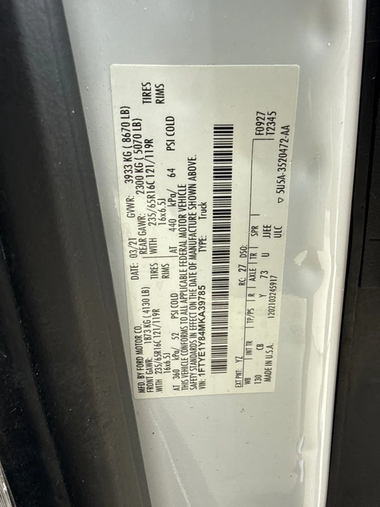 2021 Ford Transit - Image 19 of 19