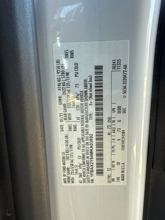 2021 Ford Transit - Image 7 of 21