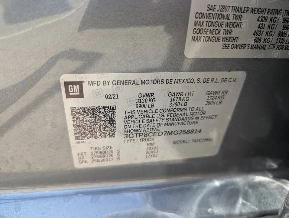 2021 GMC Sierra 5th Gen - Image 15 of 15
