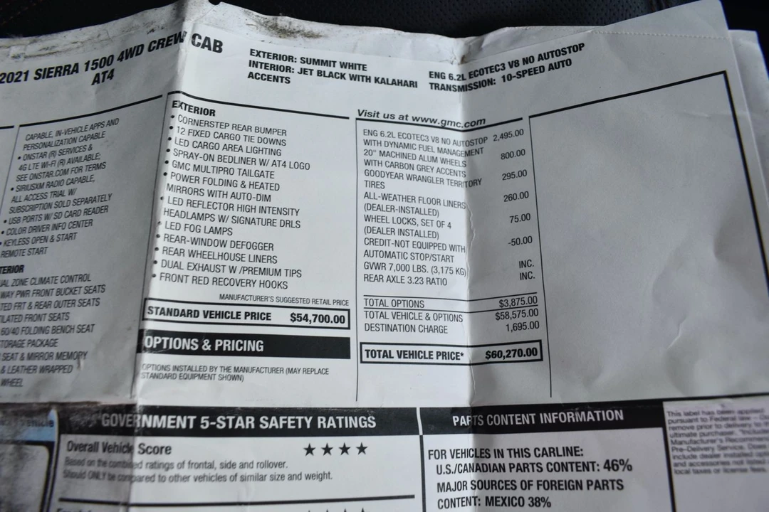2021 GMC Sierra 5th Gen - Image 16 of 21