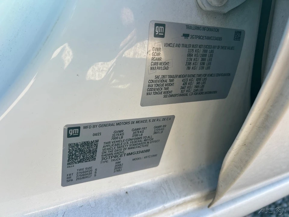 2021 GMC Sierra 5th Gen - Image 15 of 21
